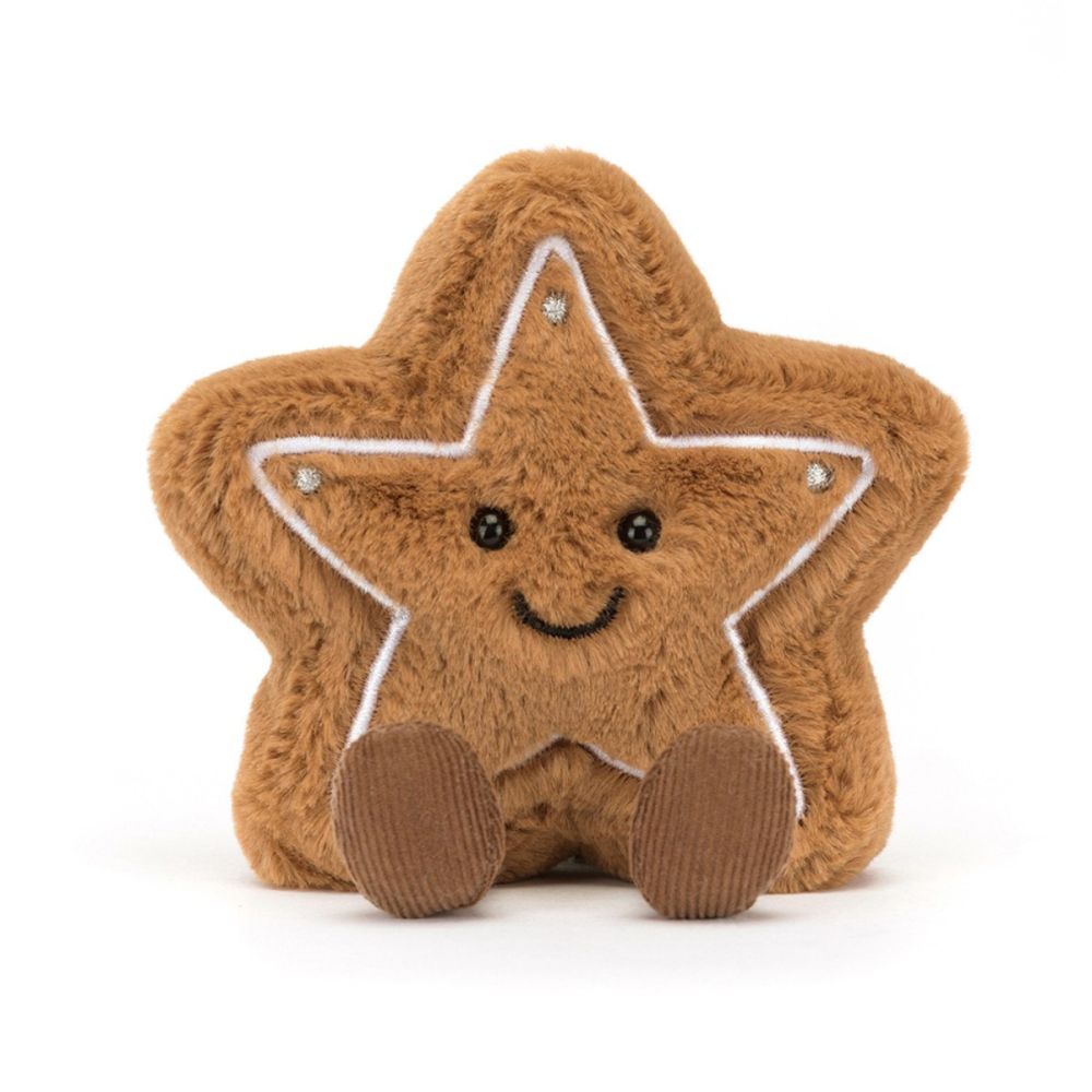 Jellycat Amusable peberkage stjerne 12 cm