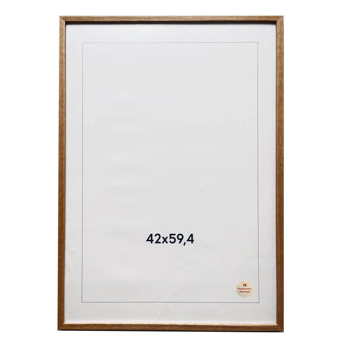 Ramme A2 42x59,4 cm Mørk Eg