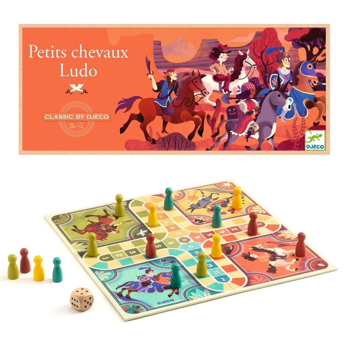 Djeco Ludo klassisk familiespil Petits Chevaux