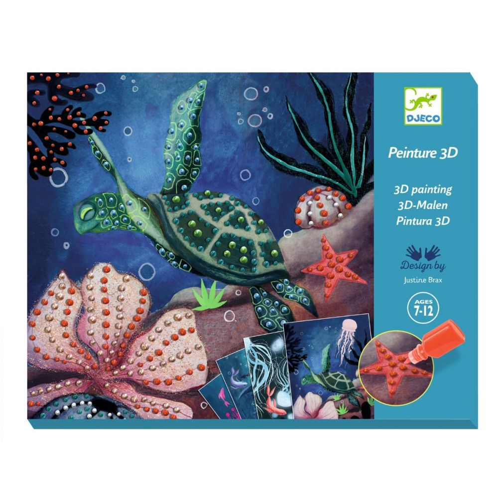 Djeco 3D maling - Havets dyb