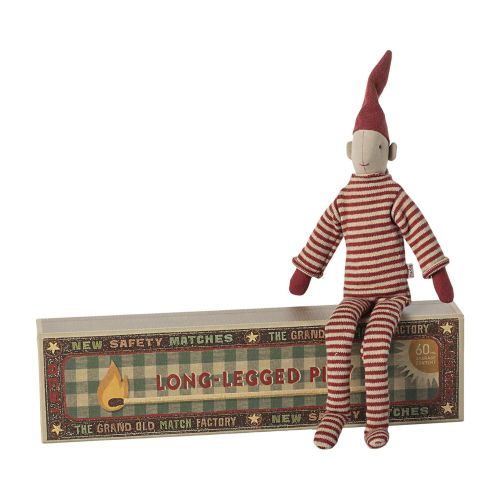 Maileg Langbenet nisse i tændstikæske 34 cm