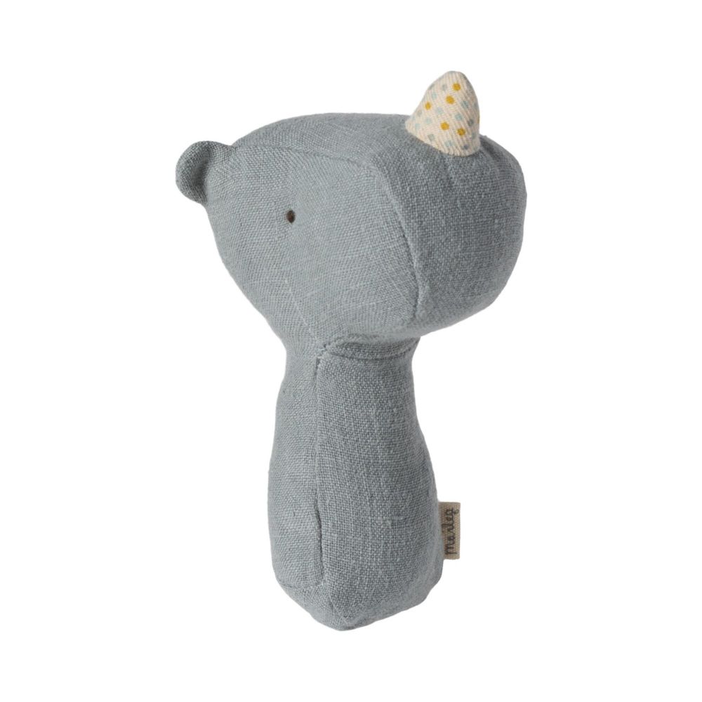 Maileg Lullaby rangle Næsehorn Dusty blue
