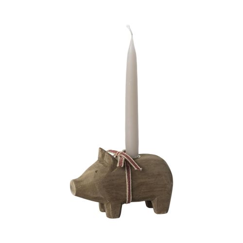 Maileg Lysestage gris de lux natur small 2024