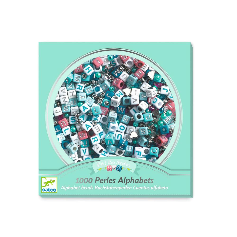 Djeco Perler Alfabet Sølv