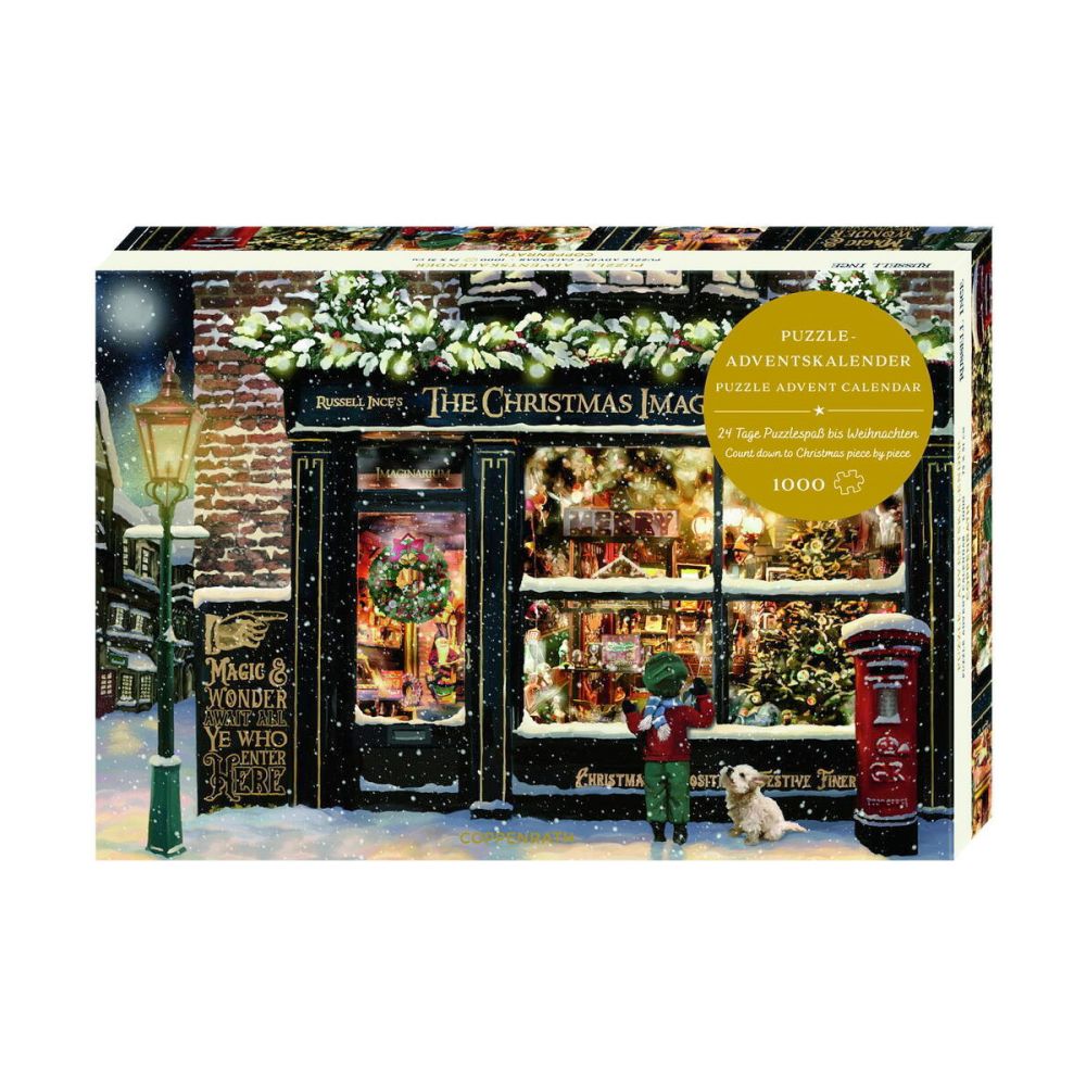 Puslespil Julekalender Butik med julemagi 1000