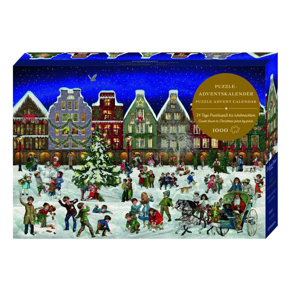Puslespil Julekalender Vinteraften 1000