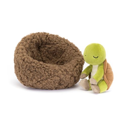 Jellycat Sovende Skildpadde i Rede