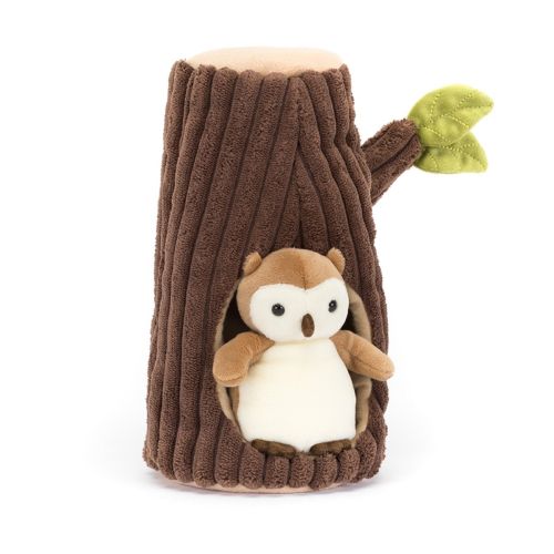 Jellycat Ugle i Træ 19 cm
