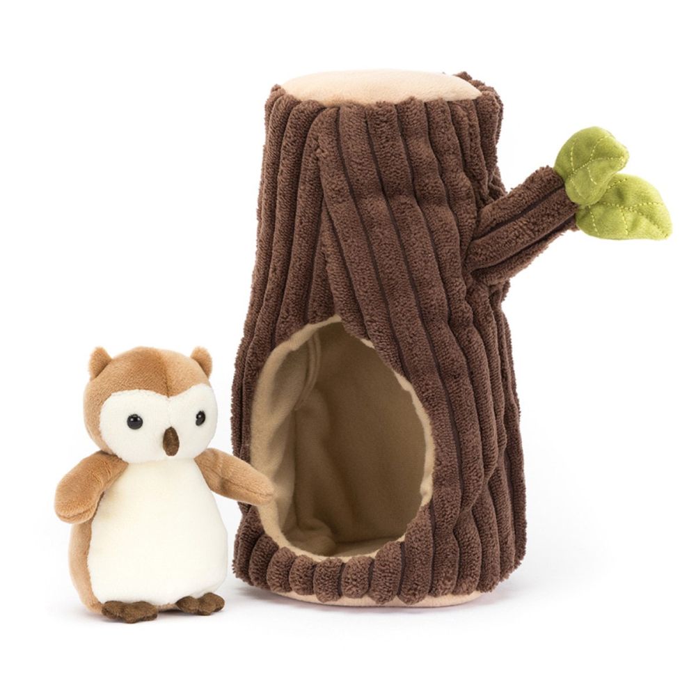 Jellycat Ugle i Træ 19 cm