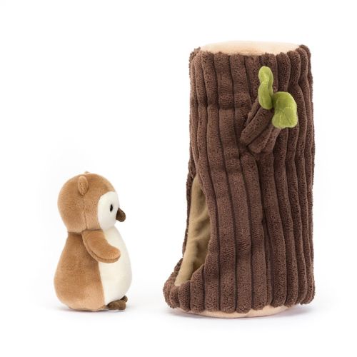 Jellycat Ugle i Træ 19 cm