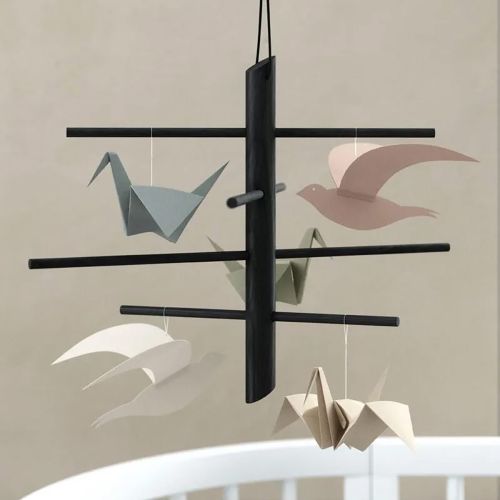 Hanging sticks Uro massivt Eg sort bejdse