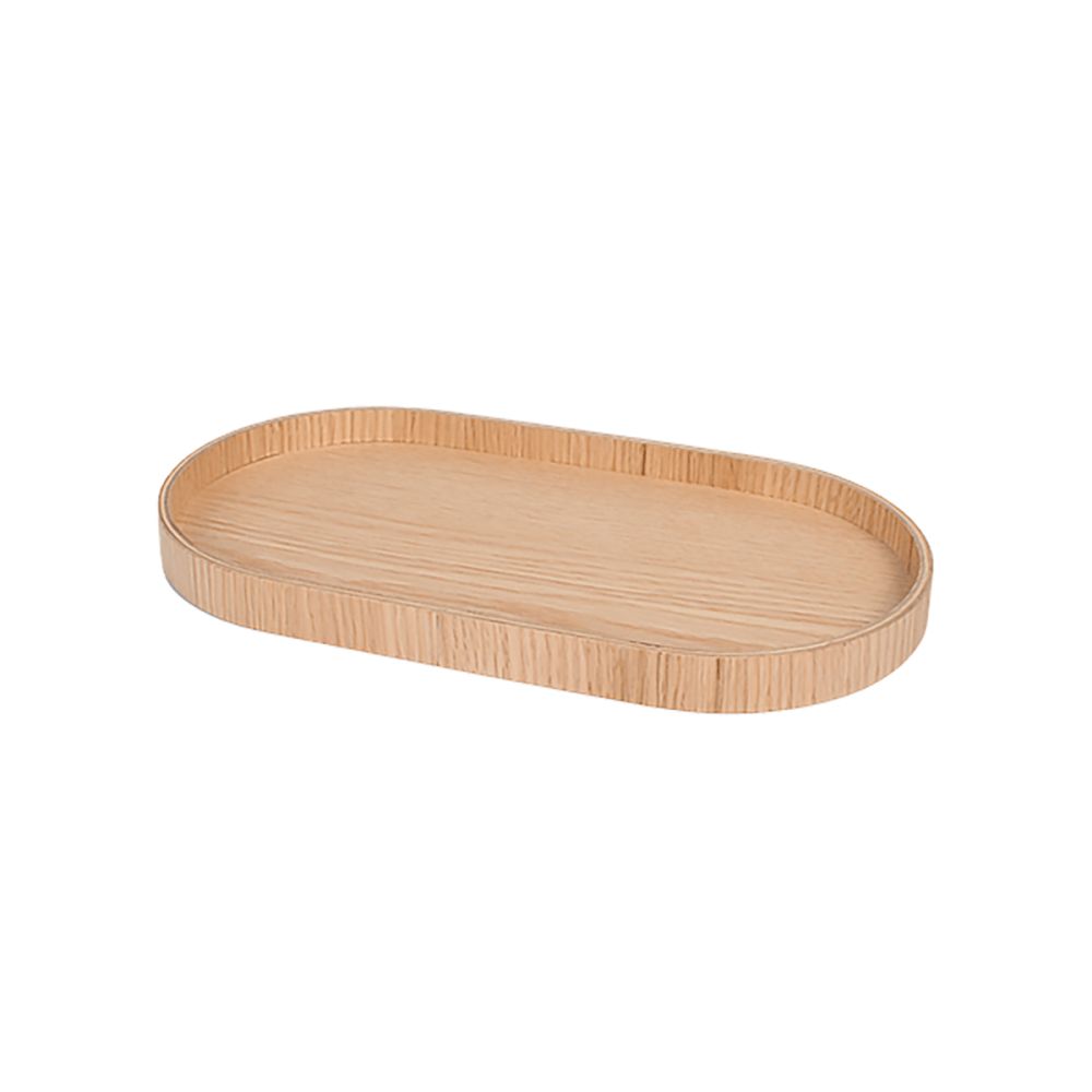 Oval bakke i eg L30 cm dekorationsfad