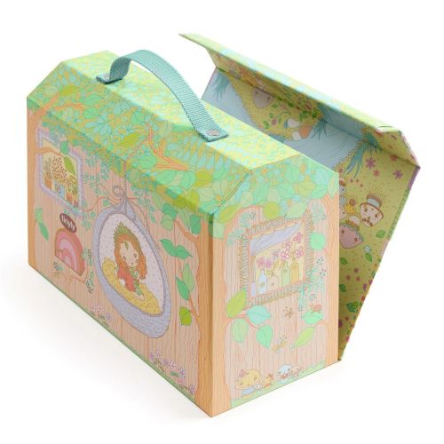 Djeco Tinyly Sylvia & Fox med hus
