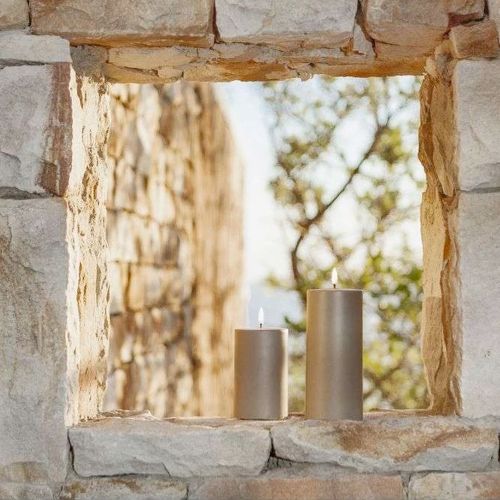 Outdoor LED lys sandstone D7,8 x H17,8 cm