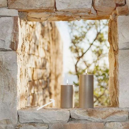 Outdoor LED lys sandstone D7,8 x H12,7 cm