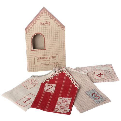 Maileg julekalender advent guirlande Street