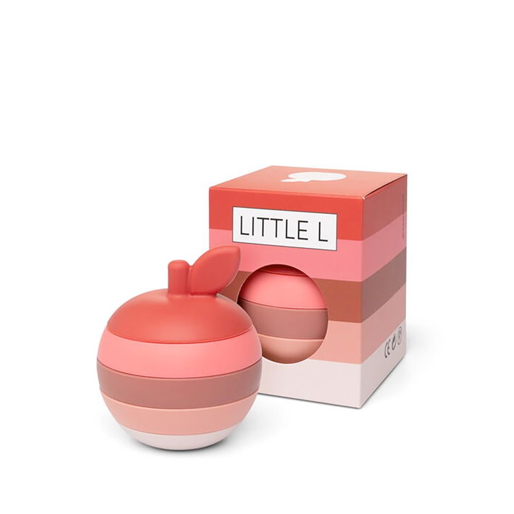 Stabellegetøj Æble Silikone fra Little L