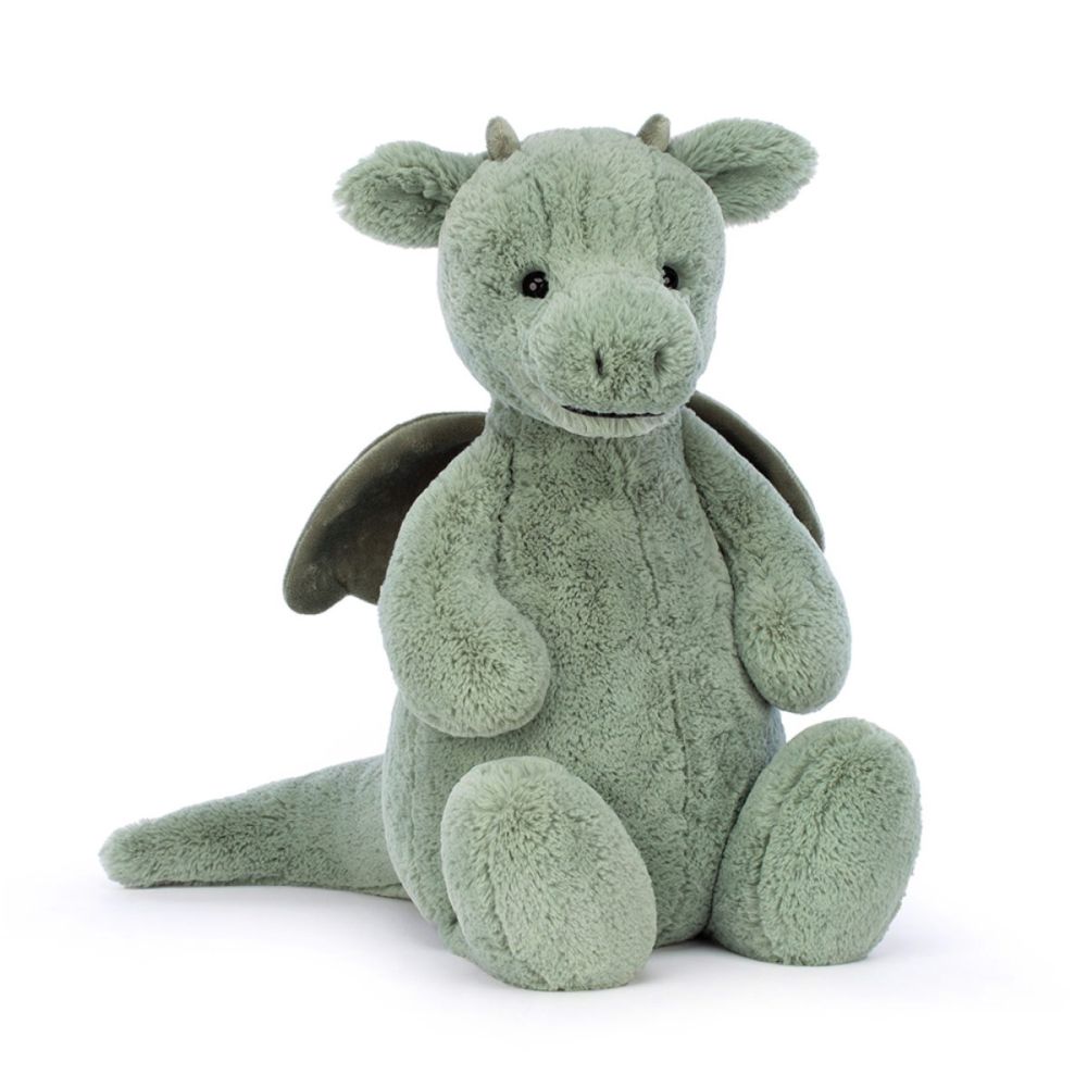 Jellycat Bashful Drage stor 67 cm