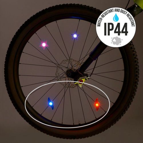 Cykellygter til hjul 2 stk LED Space