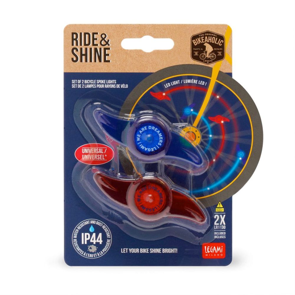 Cykelhjullygte 2 stk LED Space