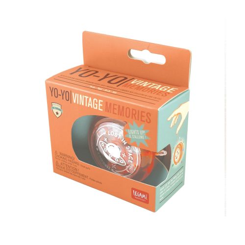 Yo-Yo med lys - Vintage Rød