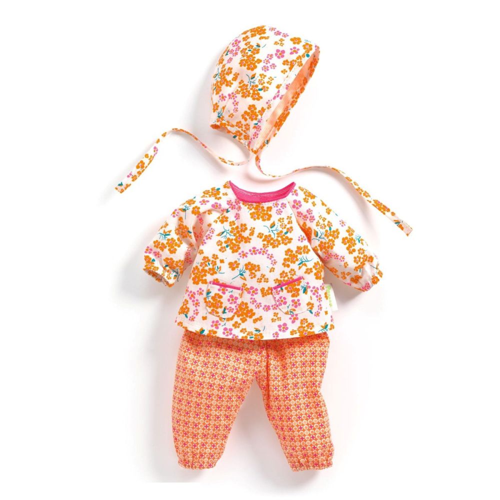 Djeco Pomea Hanako tøjsæt 3 dele 30-34 cm