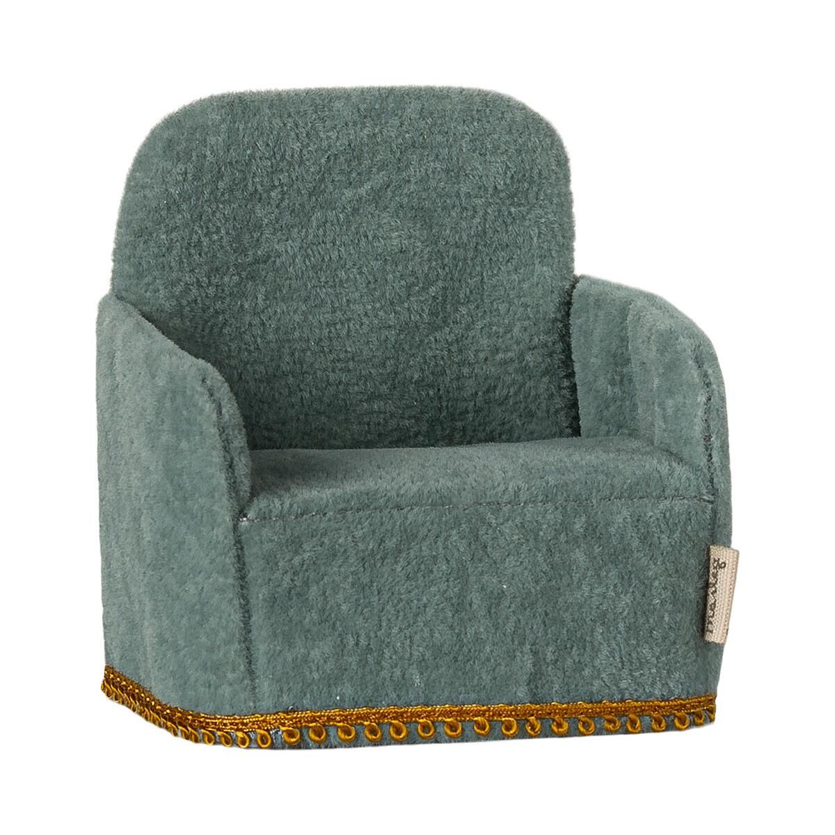 Maileg Foldbar stol, Mus - Mint