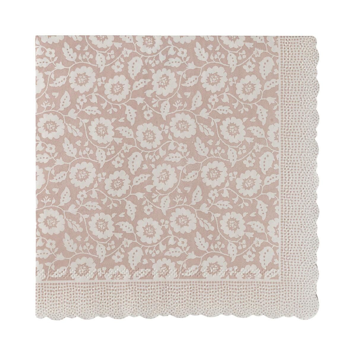 Maileg Servietter blomster - Pudder 20 stk.  flowers powder