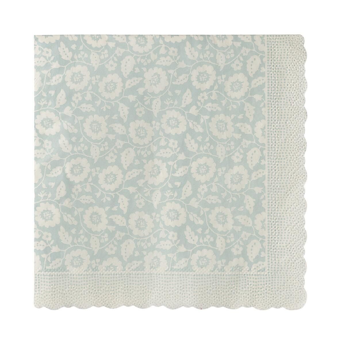 Maileg Servietter blomster - Mint flower