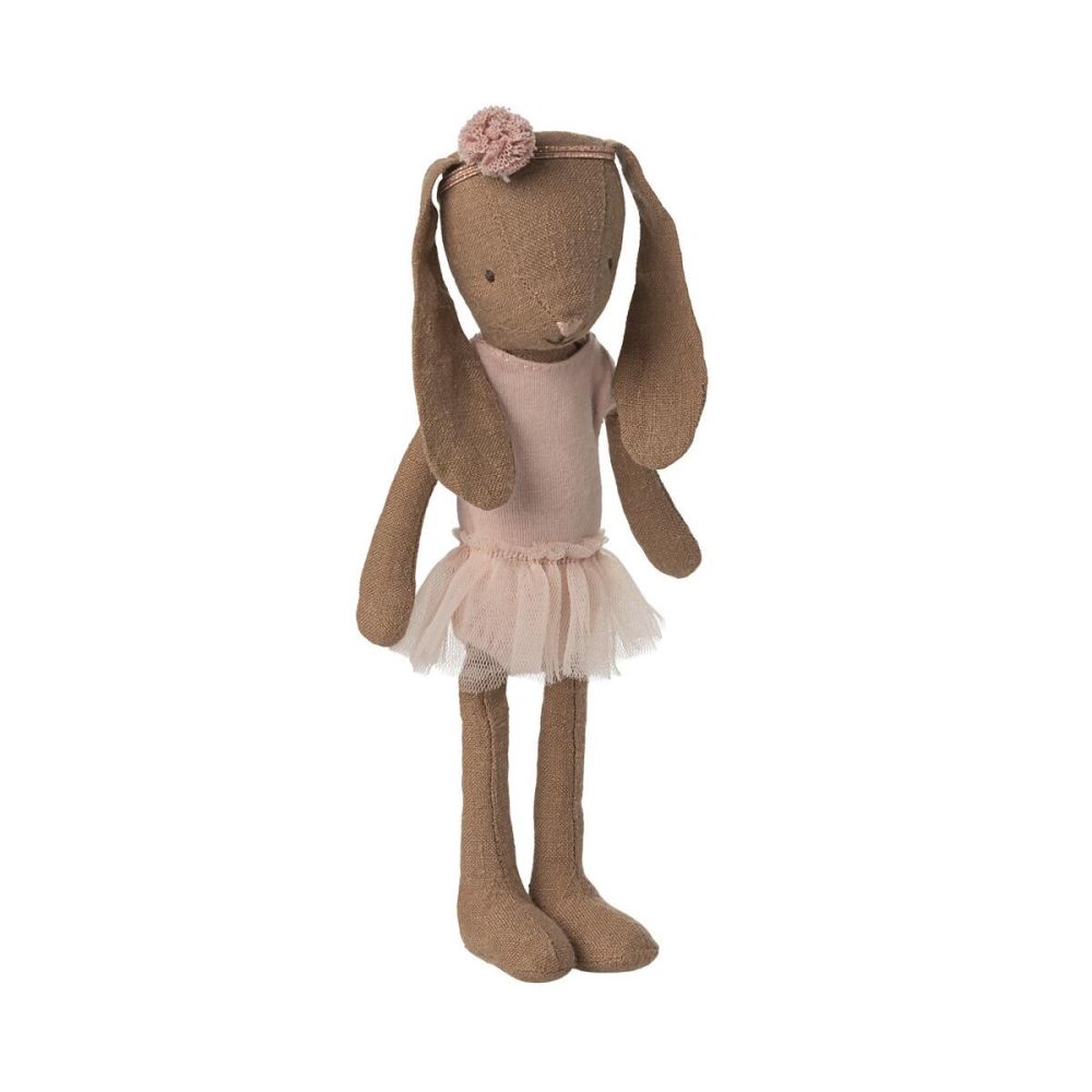 Maileg Bunny Brun Size 1 - Balletdragt rosa