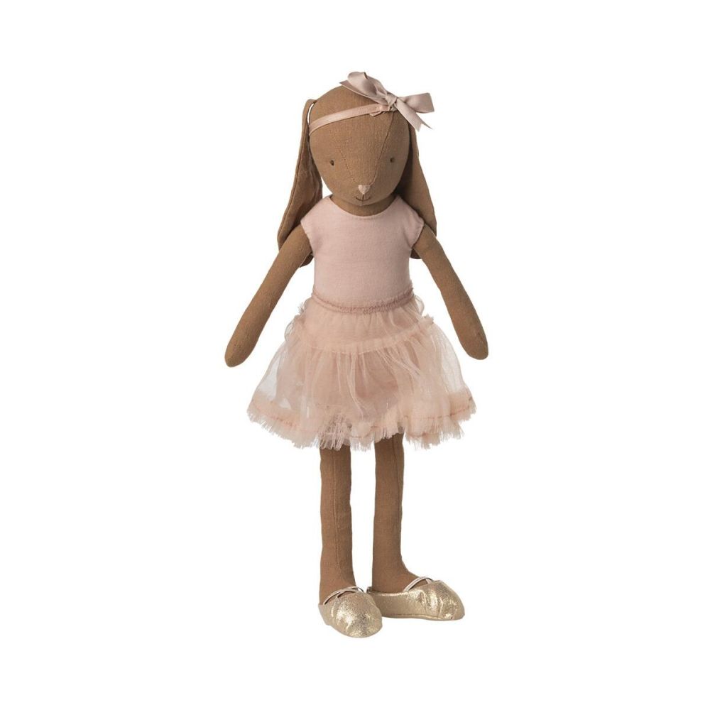Maileg Bunny Brun Size 3 - Balletdragt rosa
