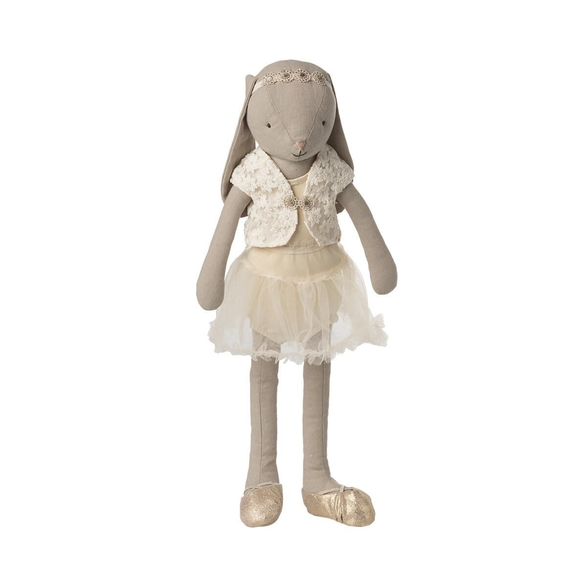 Maileg Kanin Lys size 3 - Balletdragt creme
