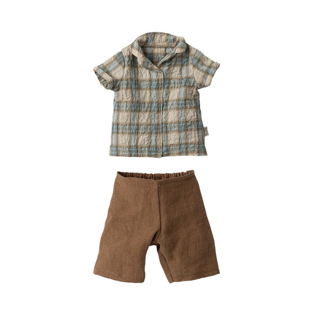 Maileg Bluse og shorts til Kanin Size 3