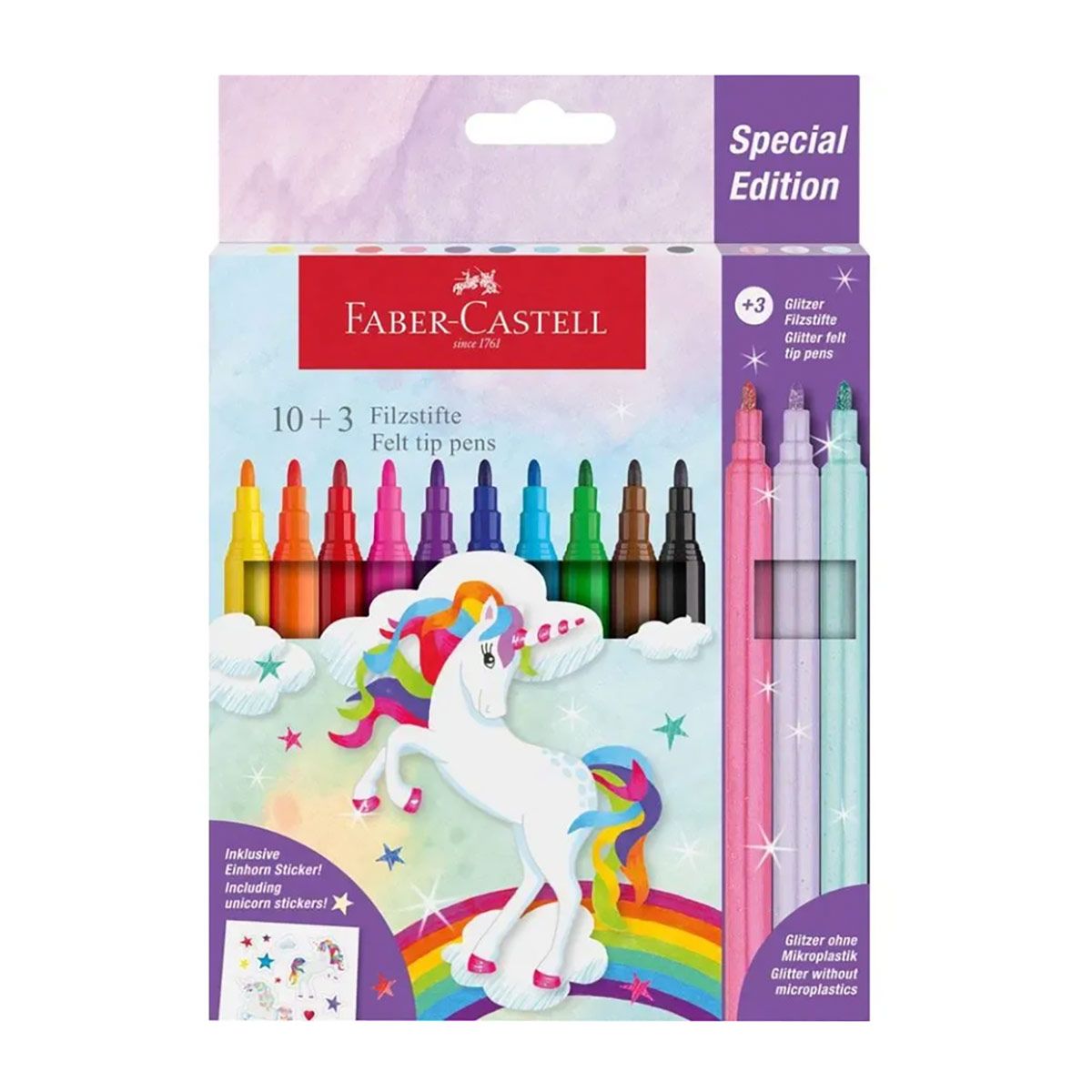 Faber-Castell filt tusser 13 stk Enhjørning