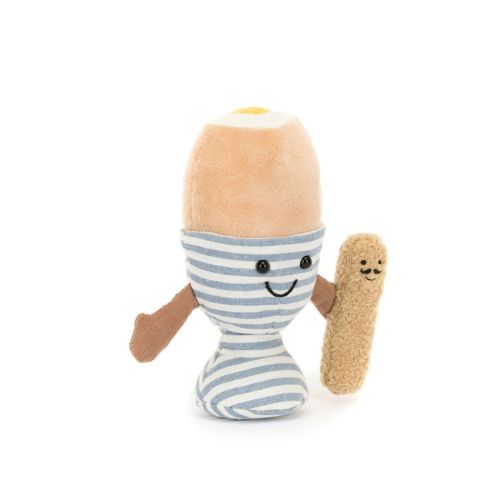 Jellycat Amuseable Blødkogt æg med brød