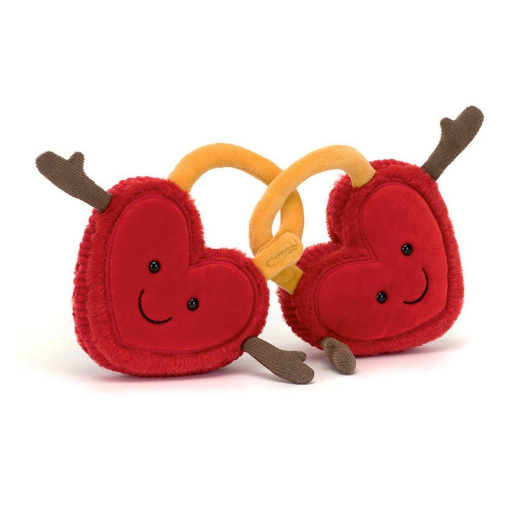Jellycat Amuseable Val & Tina Hjertelåse - love lock