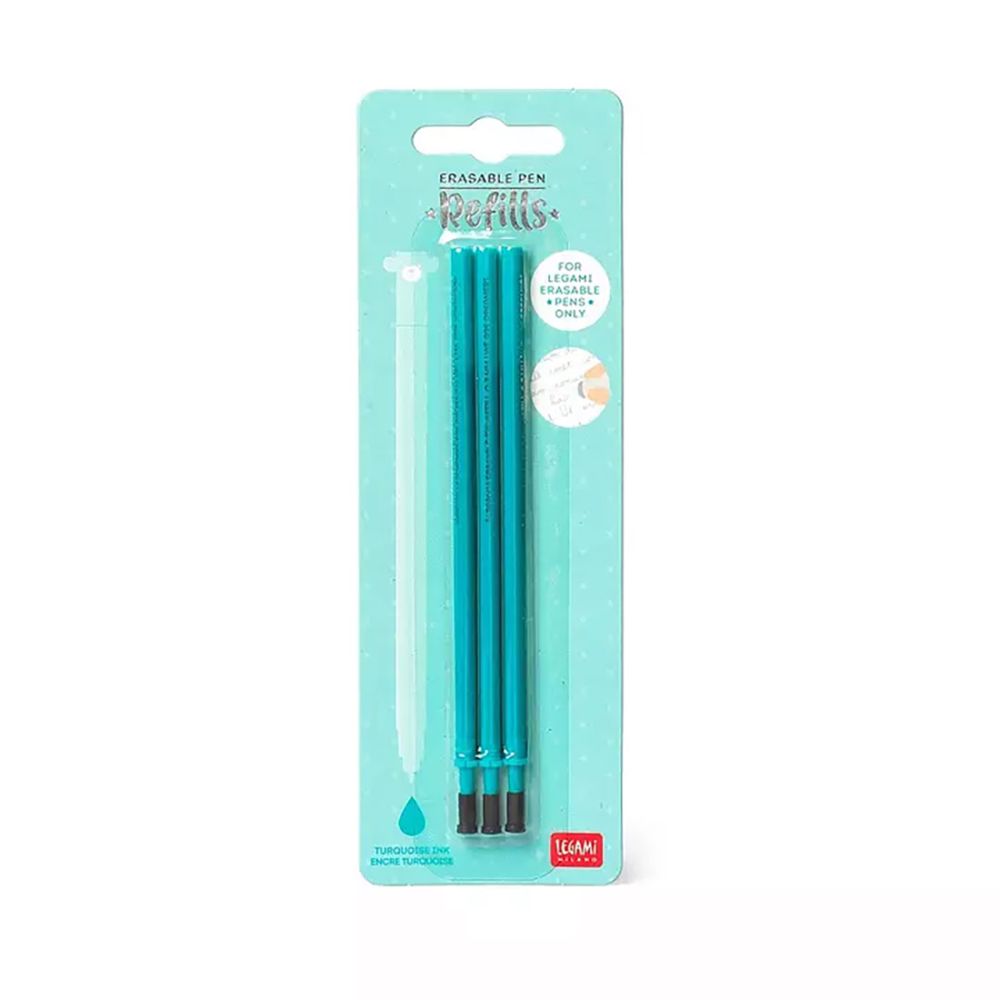 LEGAMI Refills til gelpen 3 stk turkis