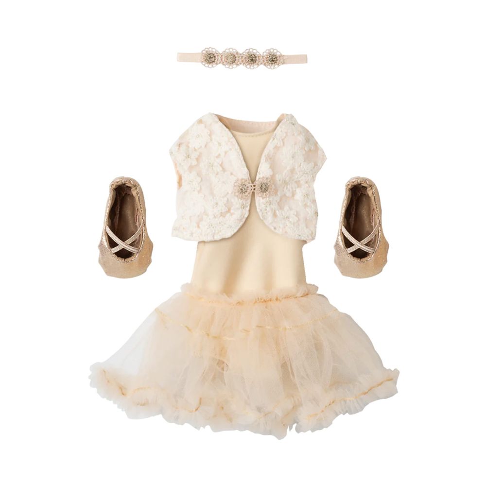 Maileg Balletdragt creme til Size 3