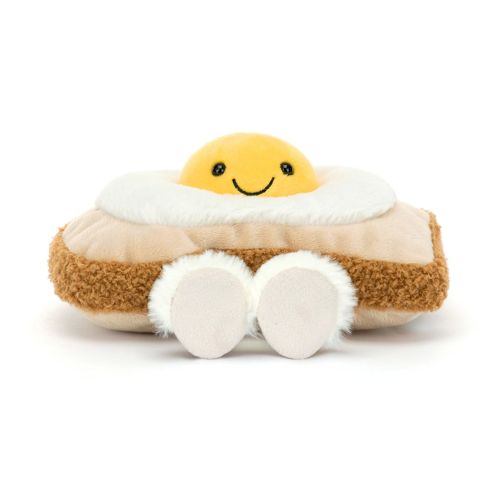 Jellycat Amuseable æg på toast 16 cm Egglantine