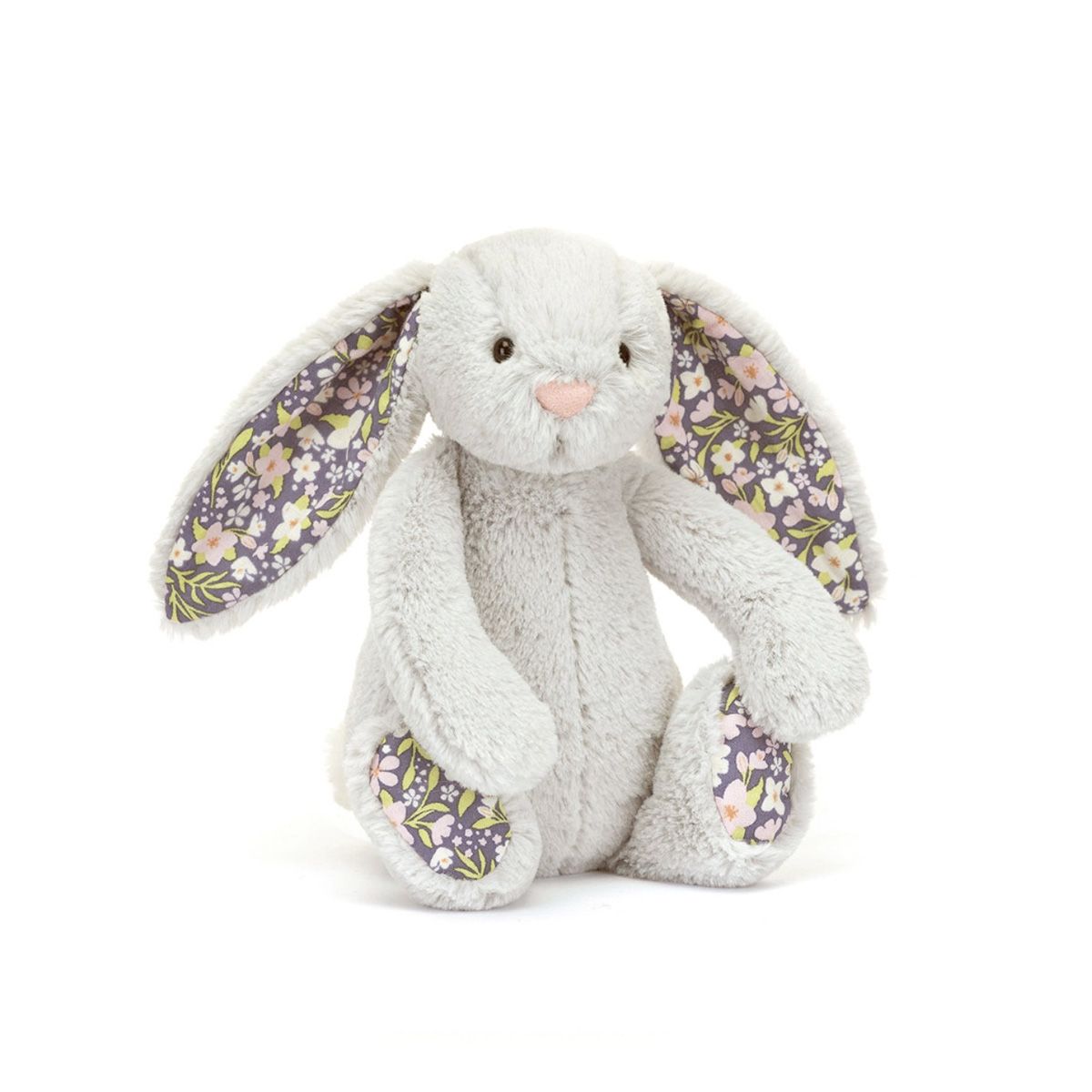 Jellycat Bashful kanin Silver 'Bloom' 18cm