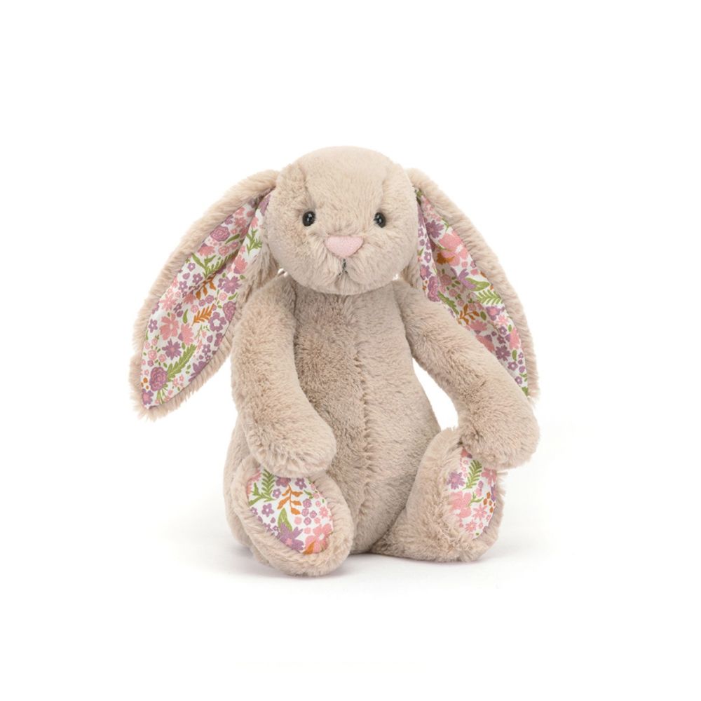 Jellycat Bashful kanin Beige 'Petal' 18cm