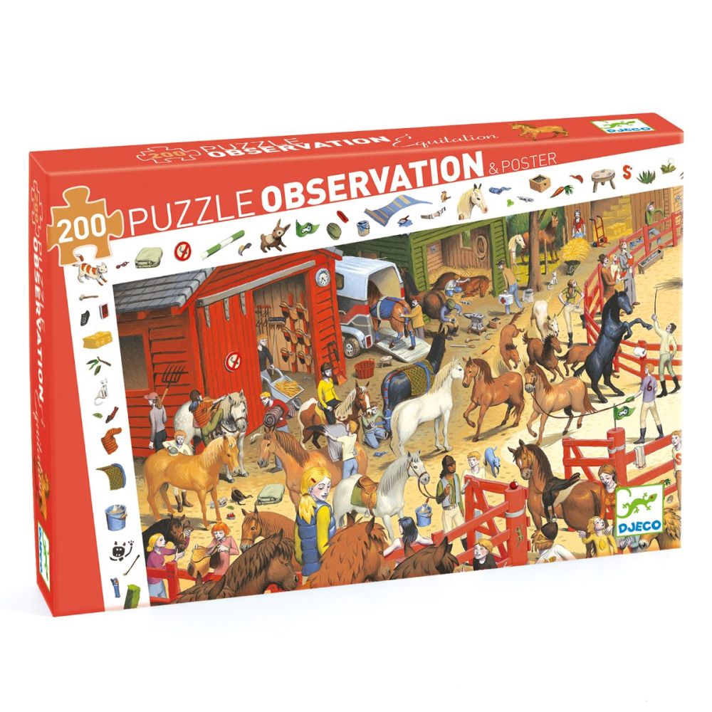 Djeco Observation Puslespil Ridning 200