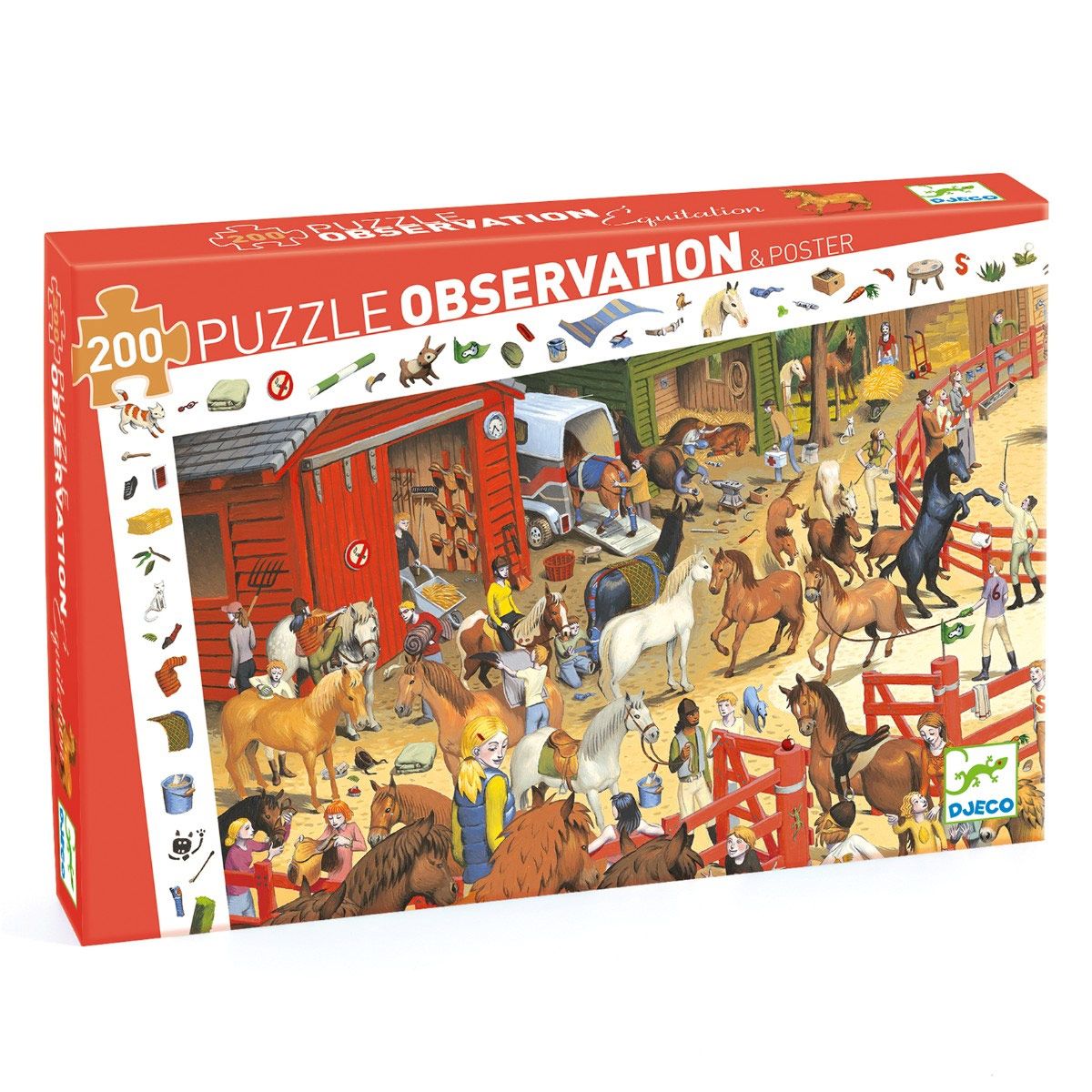 Djeco Observation Puslespil Ridning 200