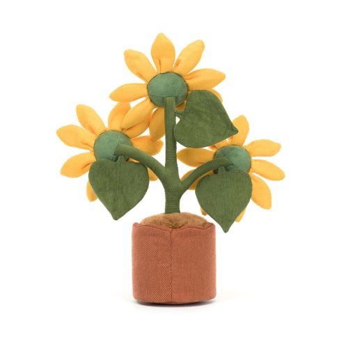 Jellycat Bamse Amuseables Solsikke i potte