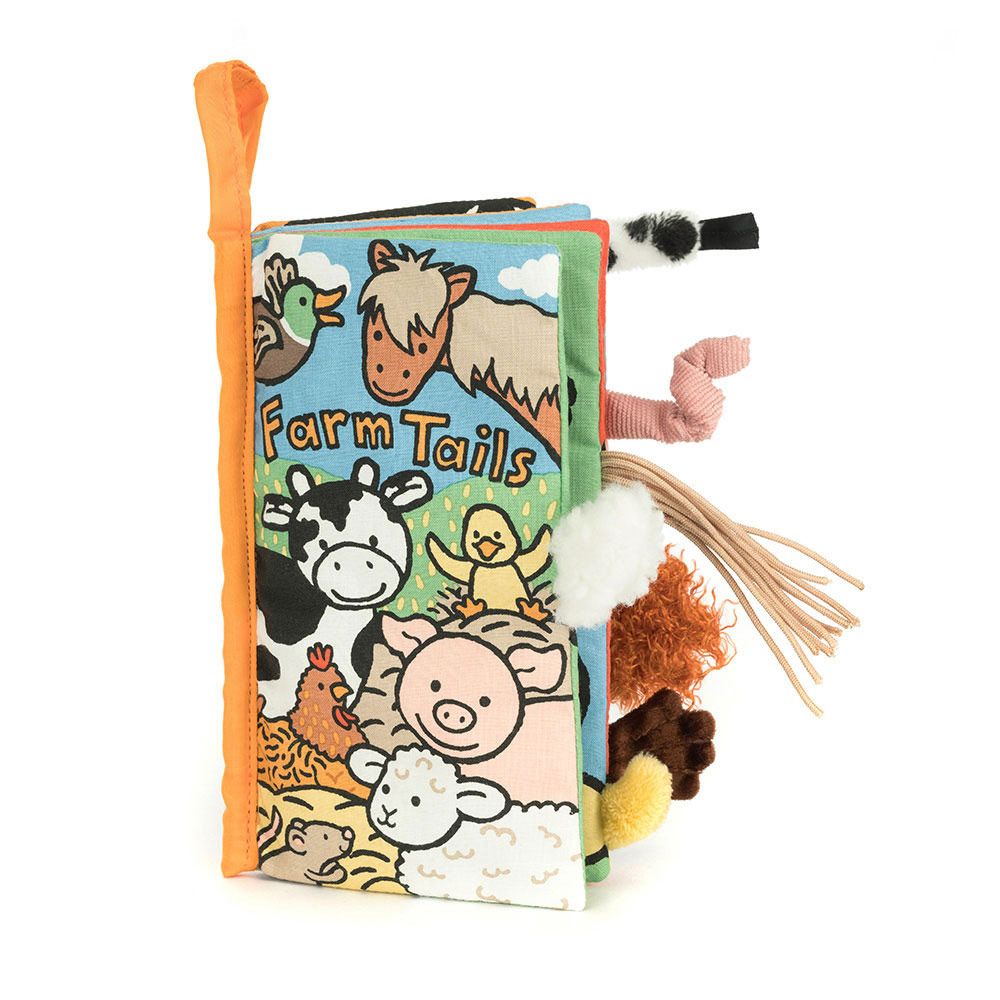 Jellycat Aktivitetsbog med haler, Bondegård