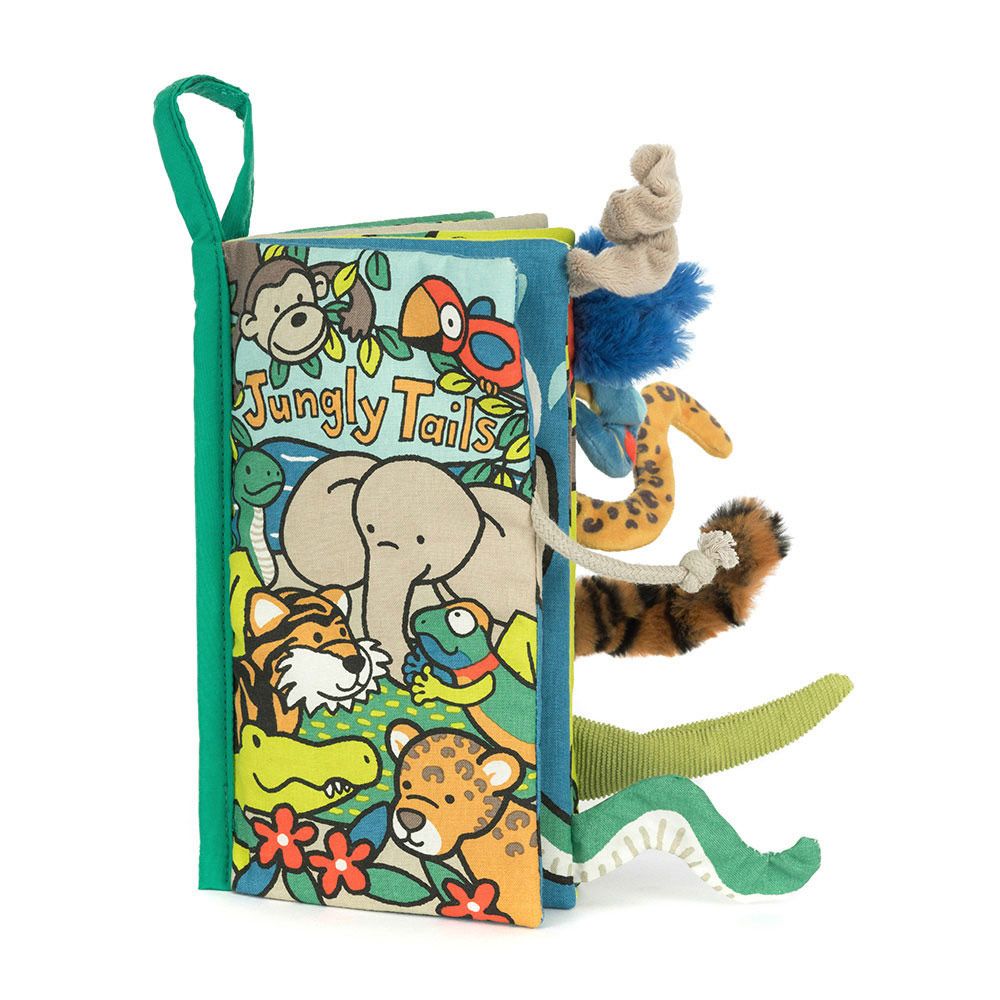 Jellycat Aktivitetsbog med haler, Jungle