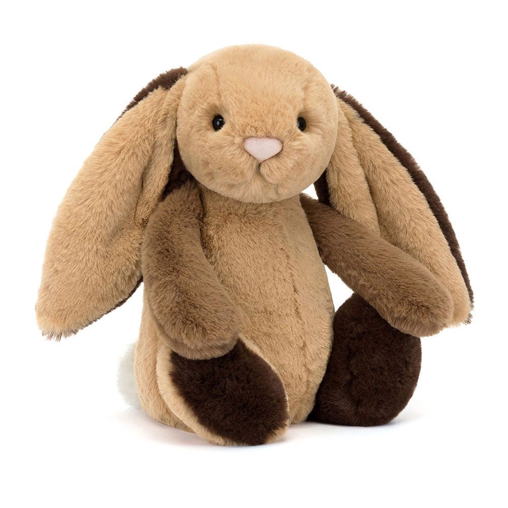 Jellycat Kanin Bashful Patchwork Brun 31 cm