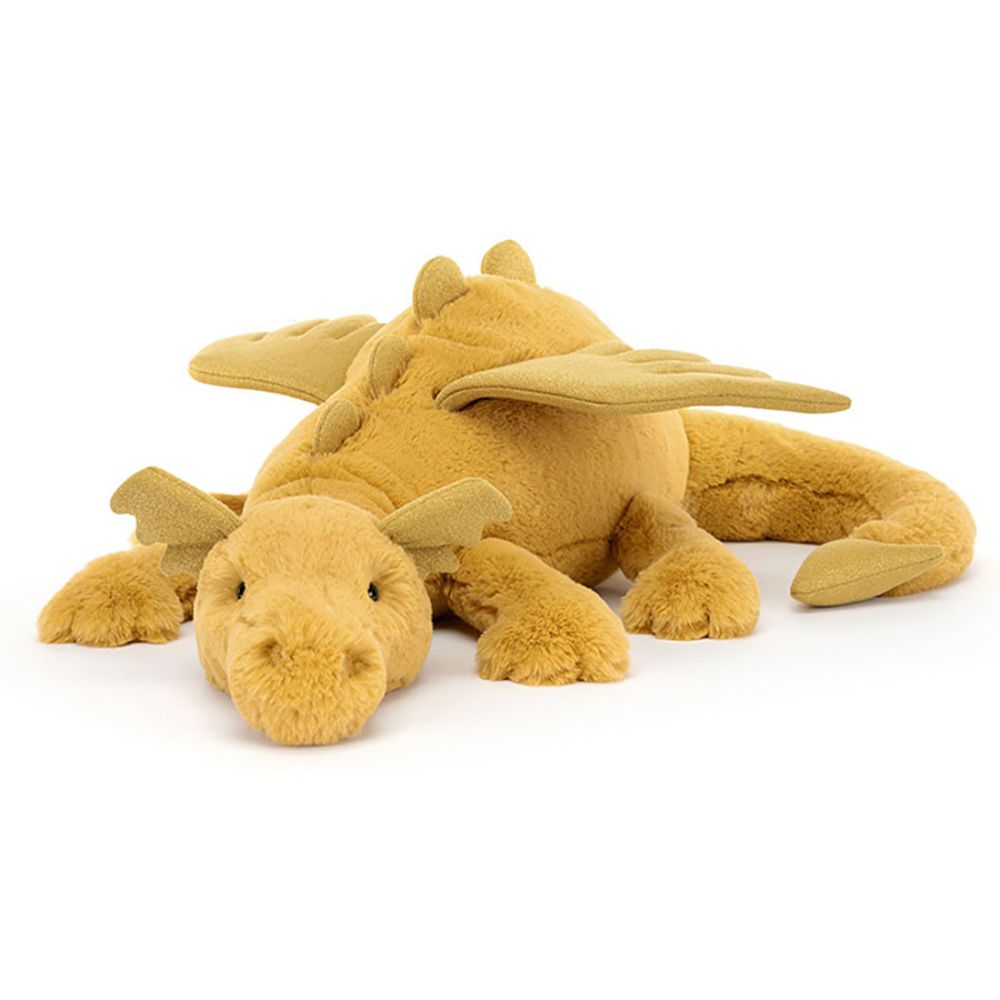 Jellycat Dragen Golden Kæmpe 66 cm