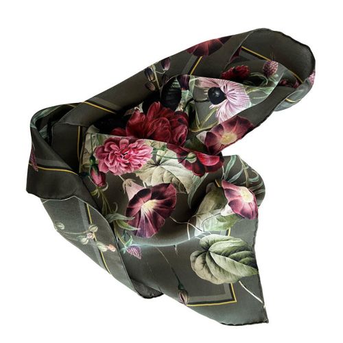Silketørklæde JL Blossom Garden 50 x 50