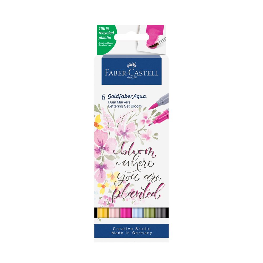 Faber-Castell æske med 6 dobbelt markers